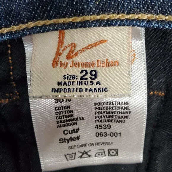 Citizens Of Humanity Womens Sz 29 Jeans Kelly #003 Low Waist Denim Cropped Blue - Picture 8 of 11